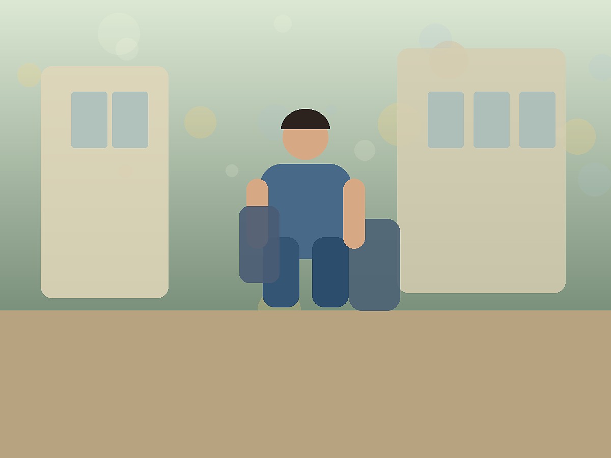 Casual Campus-Style Portrait — Bright mobile-first image, airy background, approachable tone.