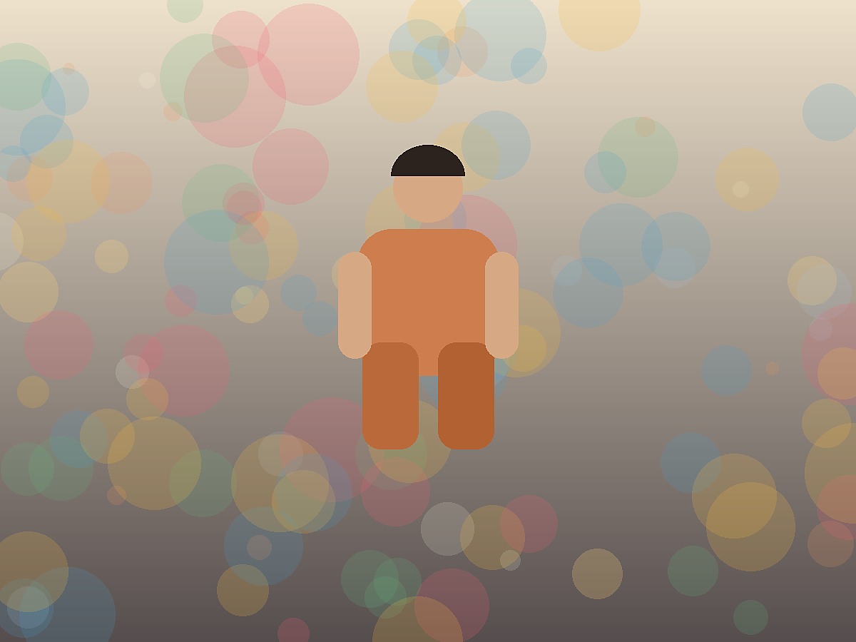 Festival Color Portrait — Bright color cloud background, respectful festival tone.